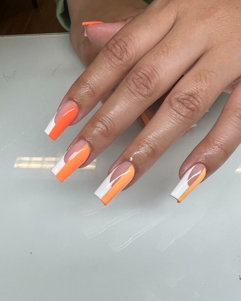 37+ Chic Summer Orange Nails Ideas [2024] Nail Designs Daily
