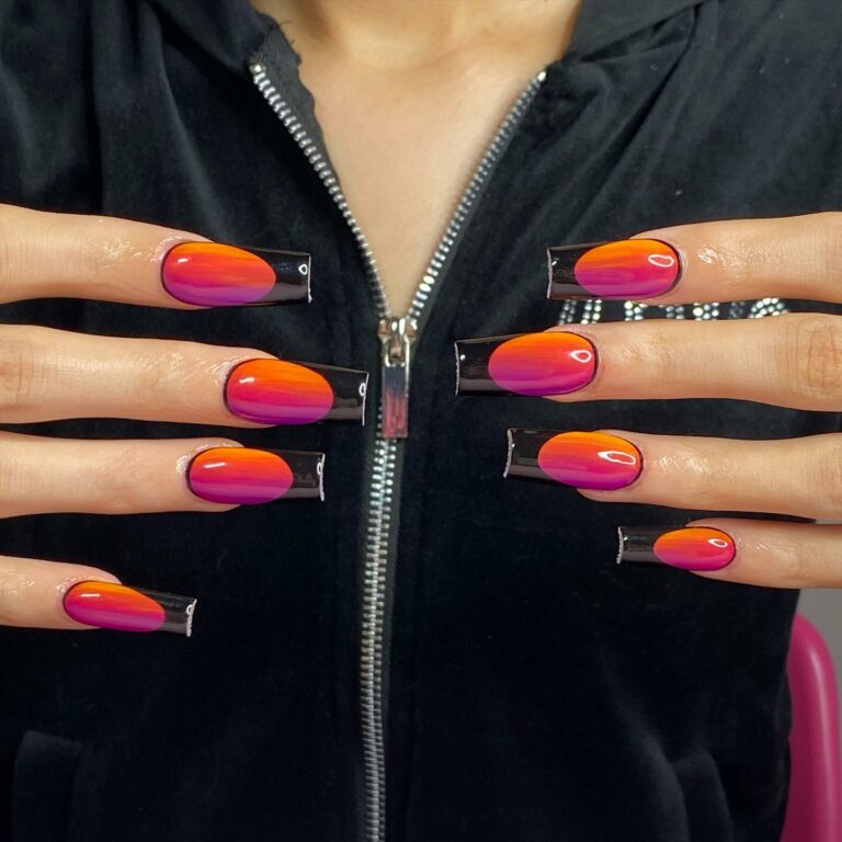 30+ Sunset Ombre Nails Ideas You Will Love [2024] - Nail Designs Daily