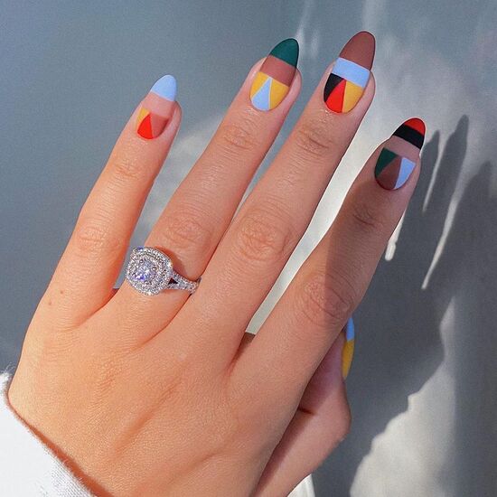 Trending Fall Nails abstract