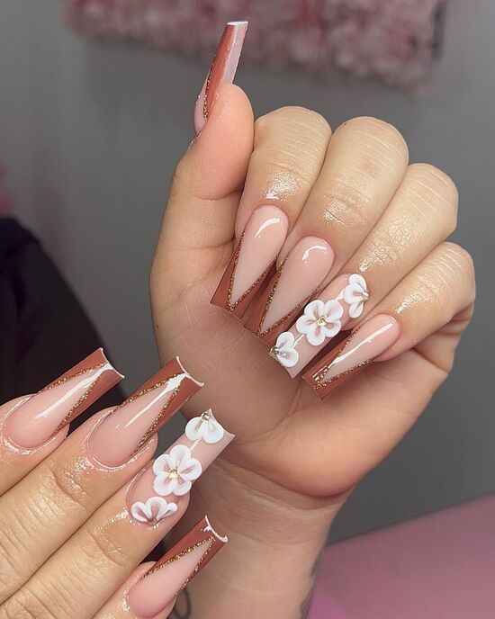 Trending Fall Nails flowers